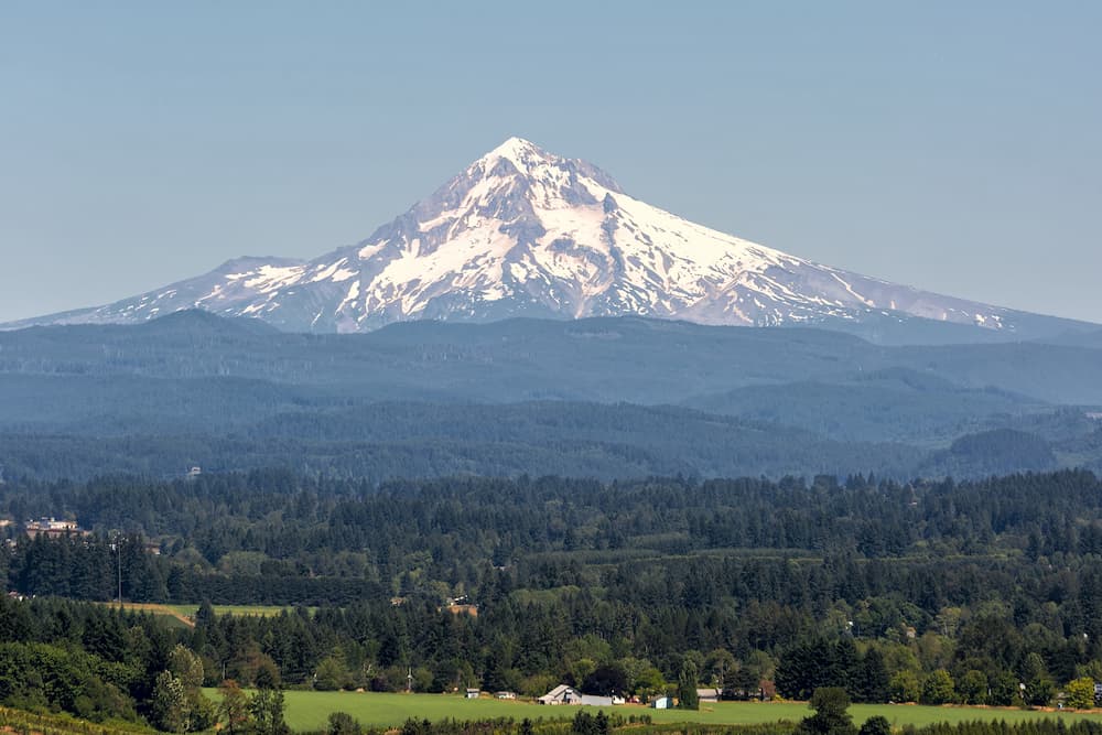 View of Mt. Hood in Clackamas County