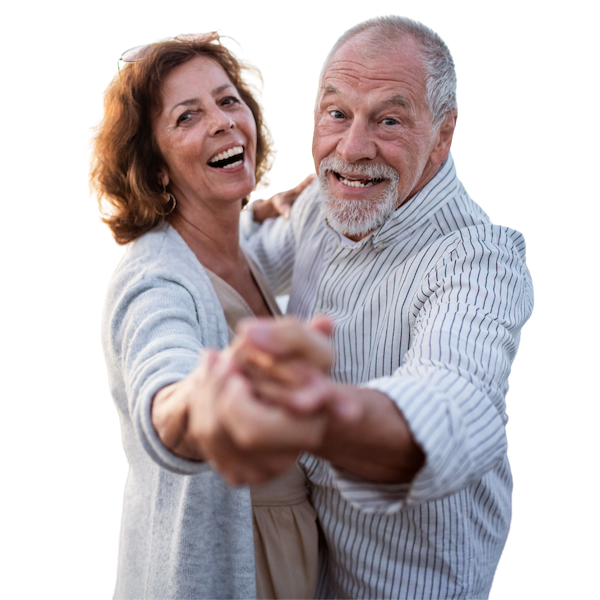 Happy Seniour Couple Dancing in Hillsboro, OR